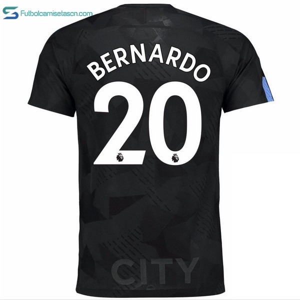 Camiseta Manchester City 3ª Bernardo 2017/18